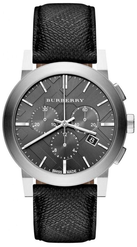 burberry leather grey original watch strap bu9359|Burberry The City Swiss Luxury Men Unisex Women 42mm .